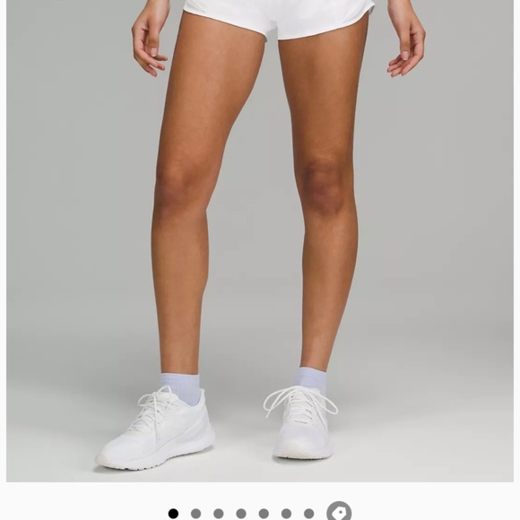 White Lululemon Shorts - Picture 4 of 5